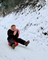 Sportunterricht im Winter